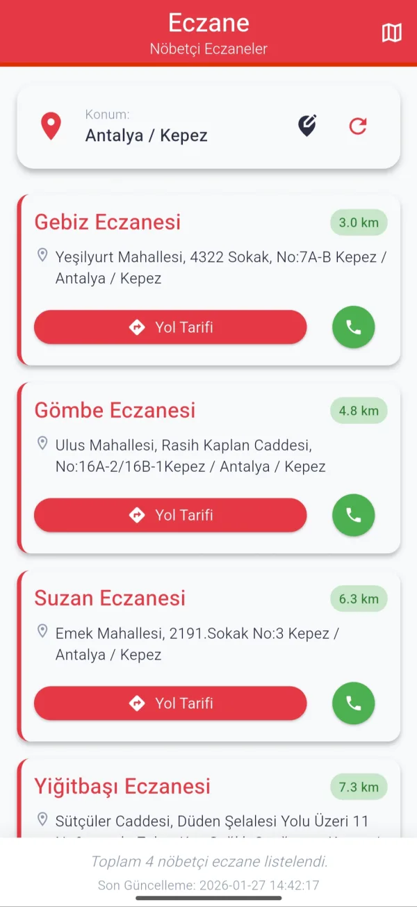 Nöbetçi Eczane