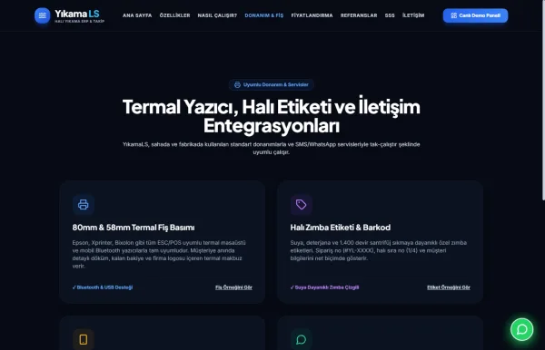 80mm Termal Fiş Yazıcı, Zımba Etiketi ve Donanım Entegrasyonları