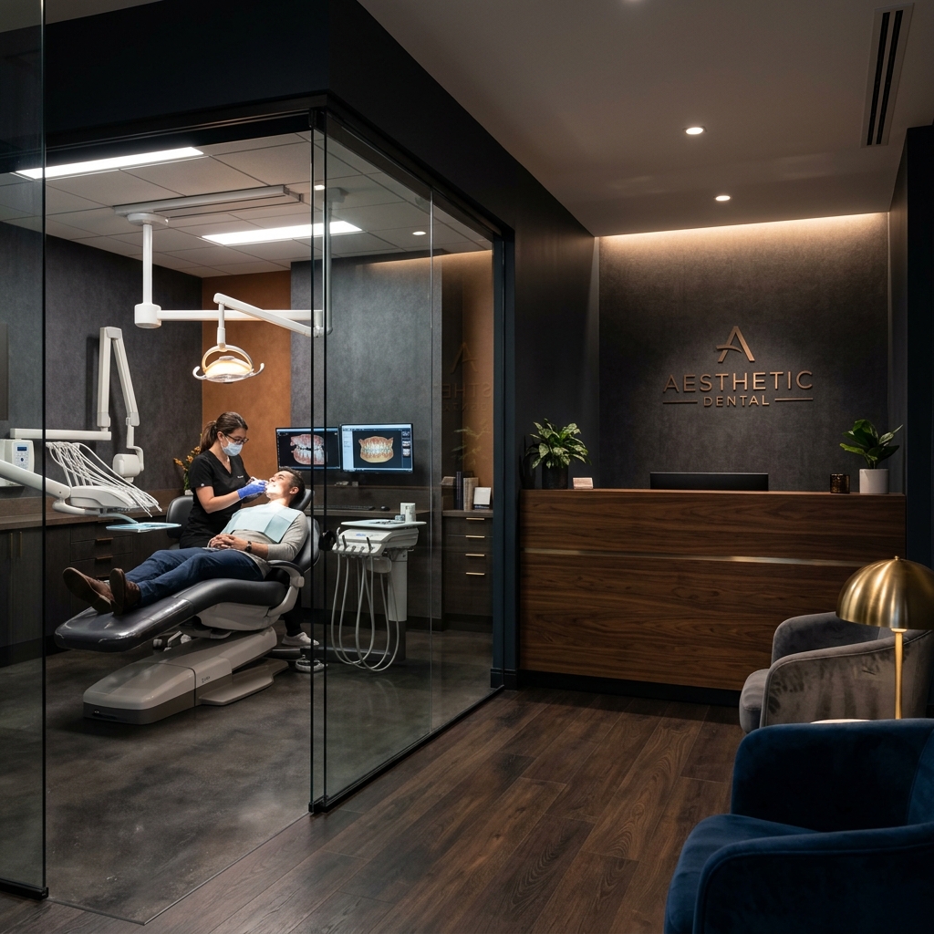 Dental Klinik Giriş ve Resepsiyon Alanı
